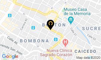 Mapa de Floristería Ideas en Medellín