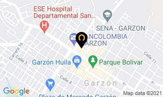Mapa de Floristería Naturales en Garzón