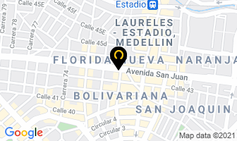 Mapa de Floristería Victoria E. en Medellín