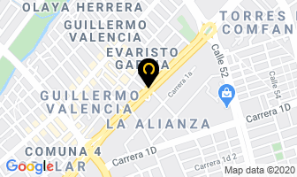 Mapa de Fluidodinamica en Cali