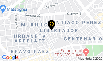 Mapa de F.m. Artesanias en Bogotá D.C