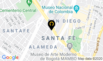 Mapa de Fonade en Bogotá D.C