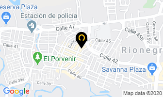 Mapa de Fonda Pal´rancho en Rionegro