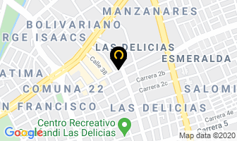 Mapa de Fondalcali S.A. en Cali