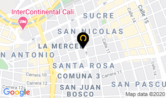 Mapa de Fondesarrollo en Cali