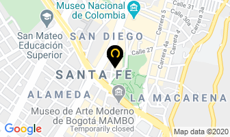 Mapa de Fondo De Prevención Vial en Bogotá D.C