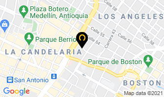 Mapa de Fondo Mutuo De Inversión Confenalco en Medellín