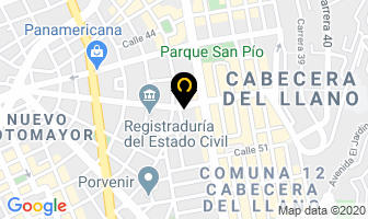 Mapa de Fondo Prevision Vial en Bucaramanga