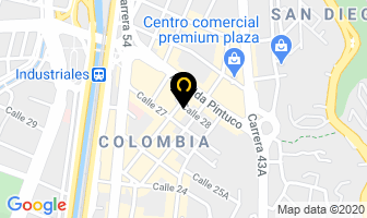 Mapa de Fontana.com.co en Medellín