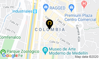 Mapa de For-Ofi en Medellín
