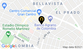 Mapa de Force Orthopedic en Barranquilla