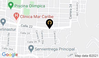 Mapa de Forero Martínez Ernesto en Santa Marta