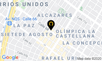 Mapa de Forjados Nacionales en Bogotá D.C