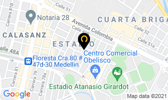Mapa de Forma Stetic en Medellín