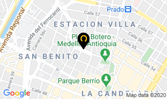 Mapa de Formacon Publicidad en Medellín