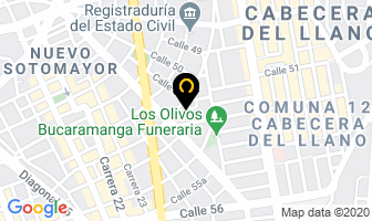 Mapa de Formas Centro De Estetica en Bucaramanga