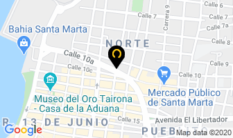Mapa de Forromotos en Santa Marta