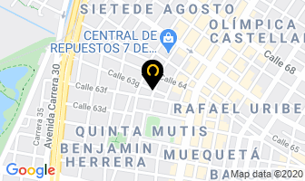 Mapa de Forros 7 De Agosto en Bogotá D.C