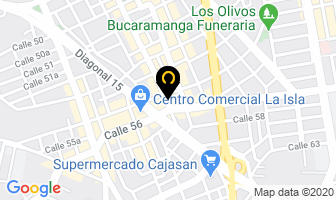Mapa de Forros Alba en Bucaramanga