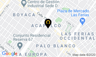 Mapa de Forros .auto Caribe en Bogotá D.C
