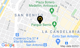 Mapa de Forros Manuel Jimenez en Medellín