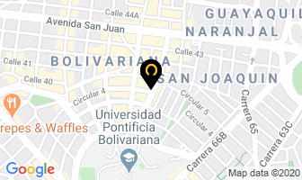 Mapa de Forros San Joaquín en Medellín