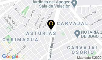 Mapa de Forros Sprint en Bogotá D.C