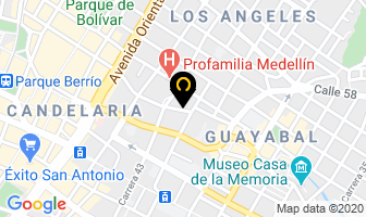 Mapa de Forticreto en Medellín