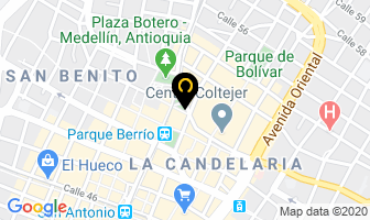 Mapa de Fosforito en Medellín