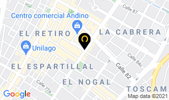 Mapa de Fossil Andino en Bogotá D.C