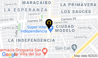 Mapa de Foto Alfa en Cali