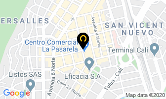 Mapa de Foto Audio Video Importadora en Cali