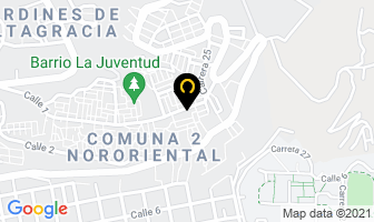 Mapa de Foto Cañas en Bucaramanga