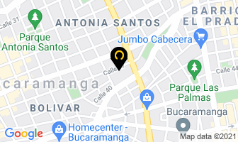 Mapa de Foto Colonial en Bucaramanga