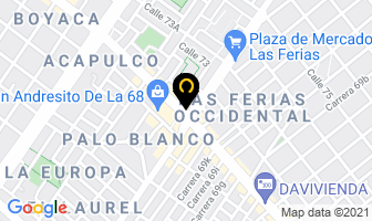 Mapa de Foto Color en Bogotá D.C