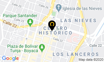 Mapa de Foto Cromo en Tunja