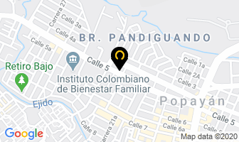 Mapa de Foto Estudio Liberfoto en Popayán
