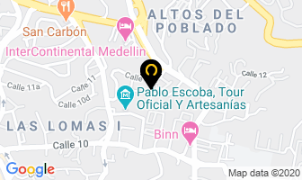 Mapa de Foto Gerardo Castro Ruíz en Medellín