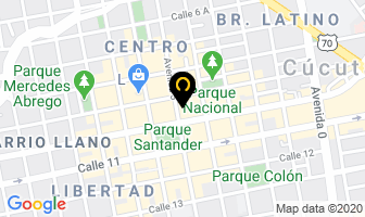Mapa de Foto Netcel en Cúcuta