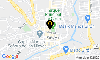 Mapa de Foto Rios en Girón