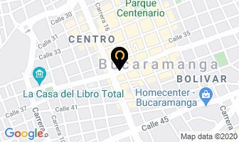 Mapa de Foto Serrano en Bucaramanga