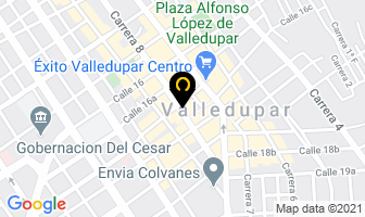Mapa de Fotocolor's Tecnología Digital en Valledupar