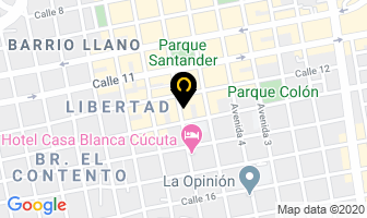 Mapa de Fotocopias Copiyá en Cúcuta