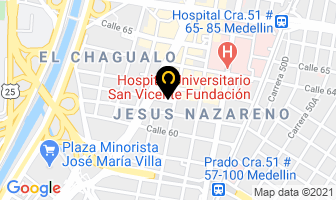 Mapa de Fotograbado V.i.s.a. en Medellín