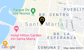 Mapa de Fotografía Oscar en Santa Marta