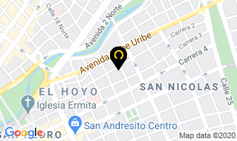 Mapa de Fotopolímeros Cypaflex Ltda. en Cali