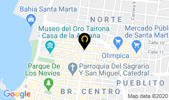 Mapa de Fotopromoción en Santa Marta