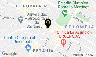 Mapa de F.p. Almeida & Cia Ltda en Barranquilla