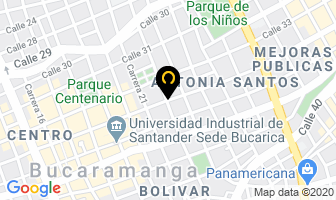 Mapa de Fragancias Quimirdes en Bucaramanga