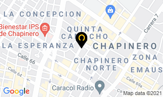 Mapa de Frambuesa Restaurante en Bogotá D.C